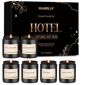 Luxury Aromatherapy Candle Set - 6 Pack