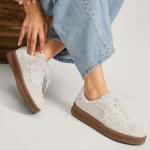 Vilanva Women's Lace Detail Trendy Casual Sneakers