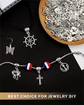 Tibetan Silver Alloy Charms for DIY Jewelry