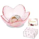 Pink Flower Ring Dish for Jewelry & Trinkets