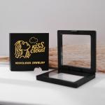 Silver Teardrop Necklace with Cubic Zirconia Charm