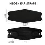 Luesay Black KN95 Masks - 20 Pack