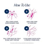 Luxury Body Wax Strips with Shea Butter, 40ct