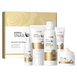 Korean Skin Care Set with Snail and Ginseng