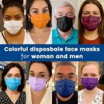 Fashionable 4 Ply Disposable Face Masks - 50 Pack