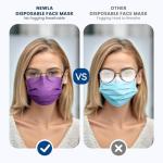 Fashionable 4 Ply Disposable Face Masks - 50 Pack