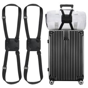 Chelmon Adjustable Bungee Luggage Straps - 2 Pack