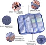 Luxury Packing Cube Set with Shoe and Toiletry Bags