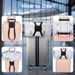 Chelmon Adjustable Bungee Luggage Straps - 2 Pack