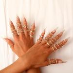 Chic Gold Knuckle Rings Set for Women