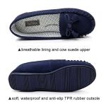 Navy Fancy Women's Moccasin Slippers
