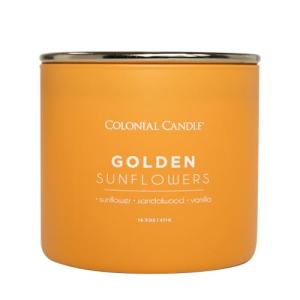 Golden Sunflowers 3 Wick Scented Candle 14.5 oz