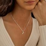Personalized Silver Initial Necklace for Women