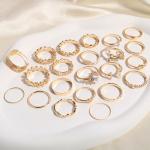 Chic Gold Knuckle Rings Set for Women