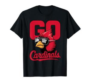 Go Cardinals Retro Game Day T-Shirt for All