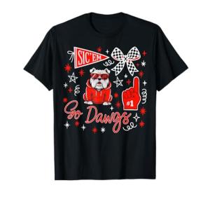 Bulldog Game Day Graphic Tee for All