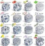 Travel Tin Gift Set of 16 Scented Candles