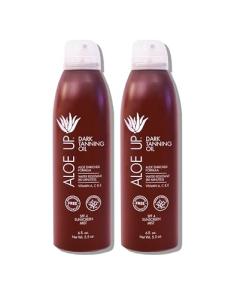 ALOHA UP Aloe Vera Tanning Oil Spray Duo