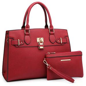 Dasein Women's Stylish Handbag with Matching Wallet