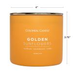 Golden Sunflowers 3 Wick Scented Candle 14.5 oz