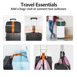 BILIONE Adjustable Bungee Luggage Straps - 2 Pack