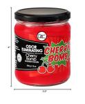 Cherry Bomb Odor Eliminating Luxury Candle, 12 Oz