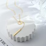 Dainty 14k Gold Plated Lariat Necklace for Women