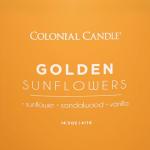 Golden Sunflowers 3 Wick Scented Candle 14.5 oz