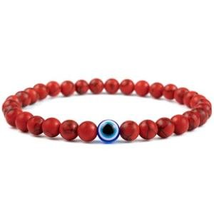 Lameybrt Men's Adjustable Evil Eye Bracelet