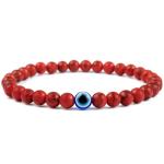 Lameybrt Men's Adjustable Evil Eye Bracelet