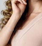 Miabella 5mm Diamond-Cut Figaro Chain Bracelet