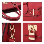 Dasein Women's Stylish Handbag with Matching Wallet