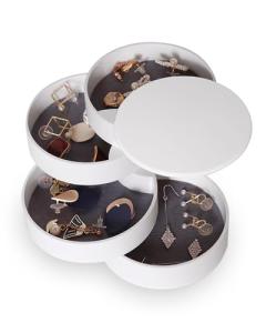Elegance Jewelry Organizer with Rotating Travel Tray