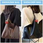 Chic Cherry Leather Vegan Hobo Bag for Women