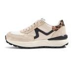 LUCKY STEP Women's Trendy Platform Sneakers - Beige