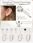 Trendy Silver Hoop Earrings for Sensitive Ears