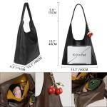 Chic Cherry Leather Vegan Hobo Bag for Women