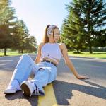 Trendy Y2K Oversized Rimless Sunglasses Set