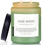 M&SENSE Sage Wood Large Soy Wax Candle