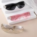 Trendy Y2K Oversized Rimless Sunglasses Set