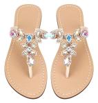 Rhinestone Flip Flops in 13 Colors for Women