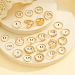 24-Piece Gold Stackable Knuckle Ring Set