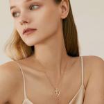 Gold Heart Initial Necklace for Women – Dainty Charm