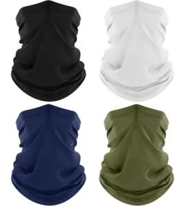 Cooling UV Protection Neck Gaiter - 4 Pack