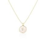Dainty 14k Gold Plated Cross Necklace for Women