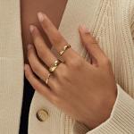 YEEZII 25 Pcs Stylish Gold Knuckle Ring Set