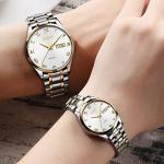 OLEVS Couples Waterproof Quartz Watches Set