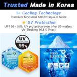 SUIGOLF KOREA UV Protection Half Face Mask – Beige