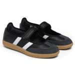 Tigeridea Women's Black Retro Flat Sneakers