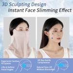 Cooling UV Face Mask with Neck Coverage in Pink